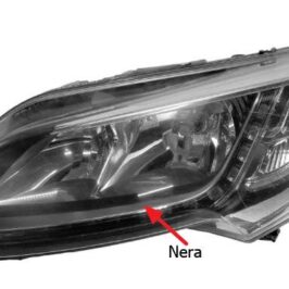FARO SINISTRO 2H7 ELETTRICO C/DRL LED CROMATO-NERO FIAT DUCATO 2014> OE 1374297080