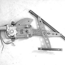 ALZACRISTALLO ELETTRICO DX PER TOYOTA COROLLA 3PORTE 02/2002>12/2004