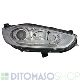 FARO DESTRO H7-H15 CROMATO C/MOTORINO+DRL A LED PER FORD FIESTA 01/2013> OE 1806746