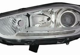 FARO DX H7-H15 C/MOTORINO ELETTRICO+DRL A LED PER FORD FIESTA 01/2013>PARABOLA CROMATA [OE 1806746]