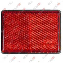 CATADIOTTRO 63X51 MM ADESIVO ROSSO