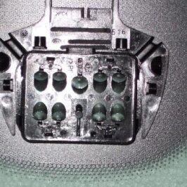 PARABREZZA SOLEXTRA C/FASCIA GRIGIA+SENSORE 9LED+FINESTRELLA PER MERCEDES CLASSE C W203 07/2000-05/2007