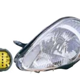 FARO SX H4 7PIN CROMATO C/MOTORINO ELETTRICO PER FIAT GRANDE PUNTO 09/2005> [OE 51701593]