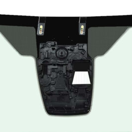 PARABREZZA INCAPSULATO VERDE ACUSTICO C/SENSORE+CAMERA +VIN PER FORD FOCUS 09/2014> OE 2078400