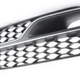GRIGLIA SX PARAURTI ANTERIORE C/MODANATURA ARGENTO  PER AUDI A3 S3 04/2012> OE 8V3807681QBMO