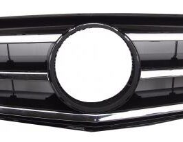 GRIGLIA RADIATORE CROMATA/NERA PER MERCEDES CLASSE C W204 06/2007>12/2010 AVANTGARDE [OE A2038800023]
