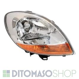 FARO DX H4 CROMATO C/FANALINO ARANCIO PER NISSAN KUBISTAR 04/2003>/PER RENAULT KANGOO 04/2003>08/2007 [OE 8200150617]