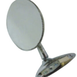 RETROVISORE TONDO CROMATO DX/SX A VITE PER FIAT 500