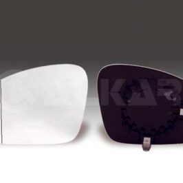 VETRO SPECCHIO SX TERMICO ASF C/PIASTRA PER SKODA FABIA-ROOMSTER 01/2007>