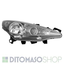 FARO DESTRO 2H7-H1 ELETTRICO NERO C/FBL PER PEUGEOT 207 04/007> OE 6206H4