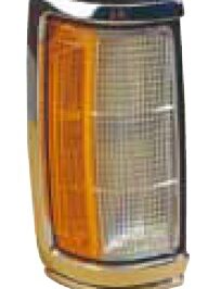 FANALINO ANTERIORE DX BIANCO ARANCIO CORNICE CROMATA PER MITSUBISHI L 200 01/1987>12/1993 [OE MB527788]