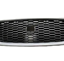 GRIGLIA RADIATORE NERA C/CORNICE ARGENTO PER JAGUAR XE R-DYNAMIC 10/2020> OE T4N28944