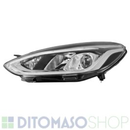FARO SINISTRO H7-H15+DRL LED CORNICE CROMATA PER FORD FIESTA 01/2017> OE H1BB13101CE