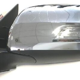 RETROVISORE DX ELETTRICO TERMICO C/LUCCIOLA +CALOTTA CROMATA PER TOYOTA LAND CRUISER 2008 IN POI