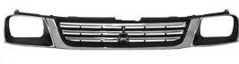 GRIGLIA RADIATORE CROMATA/NERA PER MITSUBISHI L200 09/1996>03/1998 [OE MB241064