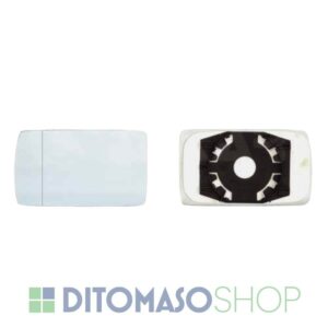 VETRO SPECCHIO SX C/PIASTRA ASF PER ALFA ROMEO 155 04/1992-