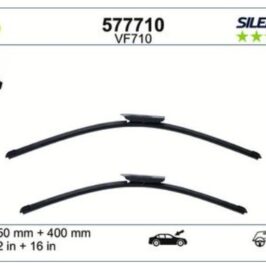 VF710 KIT SPAZZOLE TERGI SILENCIO FLAT BLADE (MM 550+400)