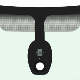 PARABREZA VERDE ACUSTICO C/SENSORE PIOGGIA+CALORE+FINESTRELLA PER RENAULT SCENIC/SCENIC X MODE 03/2009>08/2016