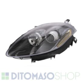FARO SINISTRO 2H1 NERO C/MOTORINO PER FIAT BRAVO 01/2007> CROMA 12/2007> OE 51816979