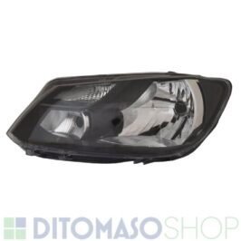 FARO SINISTRO H4 DRL BORDO INTERNO NERO PER VW CADDY 06/13> OE 2K5941005C