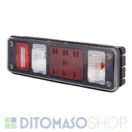 FANALE POSTERIORE DX UNIVERSALE AUTOCARRO TECNOLOGIA IBRIDA 24V C/CABLAGGGIO