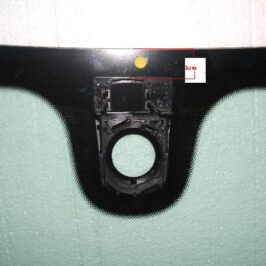 PARABREZZA VERDE C/SENSORE A 3cm+FINESTRELLA+PROFILO INFERIORE PER MERCEDES SLK R171 04/2004-12/2010