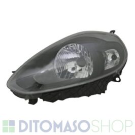 FARO SINISTRO H4 NERO C/MOTORINO PER FIAT PUNTO EVO 01/2009> OE 51937147