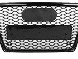 GRIGLIA RADIATORE NERA C/PDC PER AUDI A4 S4 12/2007>