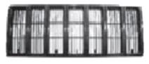 GRIGLIA RADIATORE NERA PER JEEP CHEROKEE 01/1997>09/2001 [OE 55055150]