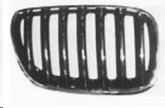 GRIGLIA RADIATORE DX CROMATA/NERA PER BMW X5 E53 01/2004>12/2006 [OE 51137113734]