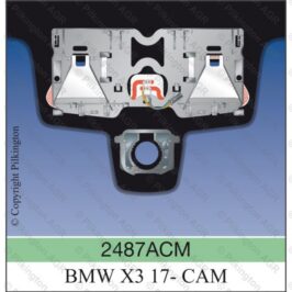 PARABREZZA VERDE ACUSTICO SENSORE+CAMERA+VIN PER BMW X3 G01 01/2017> OE 51317409376