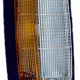 FANALINO ANTERIORE SX BIANCO ARANCIO CORNICE NERA PER MITSUBISHI L 200 01/1987>12/1993 [OE MB527089]