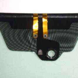 PARABREZZA VERDE ACUSTICO RISCALDATO C/SENSORE+FINESTRELLA PER NISSAN QASHQAI 01/2014-