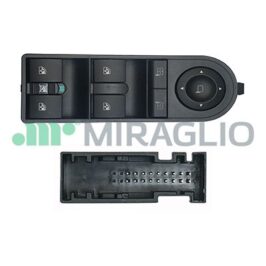 INTERRUTTORI ALZACRISTALLI ANTERIORI + POSTERIORI DX - SX +REGOLAZIONE RETROVISORI 18PIN PER OPEL ASTRA H 06/2004> [OE 13228877]