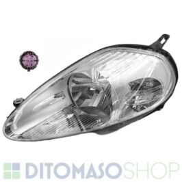 FARO SINISTRO H4 CROMATO C/MOTORINO PER FIAT GRANDE PUNTO 06/2008> OE 51840995