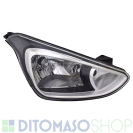 FARO DESTRO H4-H7 NERO ELETTRICO PER HYUNDAI i10 01/2013> OE 92102B9300