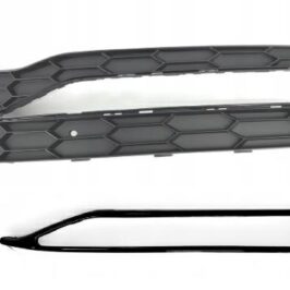 GRIGLIA SX PARAURTI ANTERIORE C/MODANATURA NERA LUCIDA PER SKODA SUPERB 07/2019> OE 3V0853665B9B9