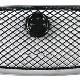 GRIGLIA RADIATORE NERA LUCIDA C/CORNICE CROMATA PER JAGUAR XF 04/2011> OE C2Z13175