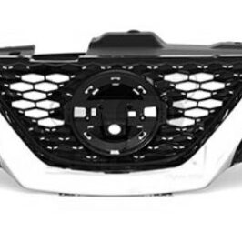 GRIGLIA RADIATORE CROMATA NERA C/TELECAMERA PER NISSAN QASHQAI 01/2014> [OE 623104EA1D]