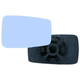 VETRO SPECCHIO DX AZZURRATA C/PIASTRA PER AUDI 80/90 09/1986>