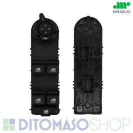 PULSANTIERA 4 INTERRUTTORI ALZAVETRI C/CONFORT +RETROVISORI ELETTRICI ABBATTIBILI 24PIN PER ALFA ROMEO GIULIETTA 05/2010> OE 156106392