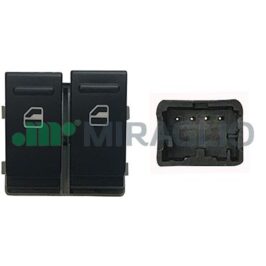INTERRUTTORI ALZACRISTALLI ANTERIORI DX+SX 4PIN PER VW MULTIVAN T5 09/2003> [OE 7E0959855B9B9]