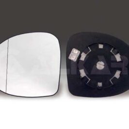 VETRO SPECCHIO SX TERMICO ASF C/PIASTRA PER RENAULT TWINGO 06/2007>12/2011