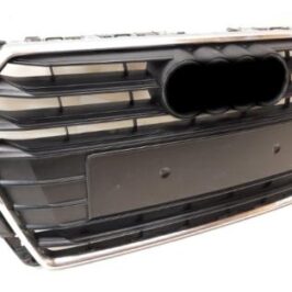 GRIGLIA RADIATORE NERA C/CORNICE CROMATA PER AUDI A4 10/2015> OE 8W08536513FZ