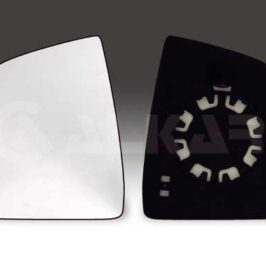 VETRO SPECCHIO SX SUPERIORE C/PIASTRA PER FIAT DOBLO CARGO 12/2009-/PER OPEL COMBO 02/2012-