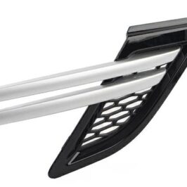 GRIGLIA PARAFANGO ANTERIORE DX NERA LUCIDA+LISTELLI ARGENTO PER RANGE ROVER SPORT 04/2013> OE LR106235