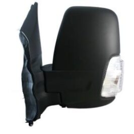RETROVISORE DX MANUALE BRACCIO CORTO C/FANALINO BIANCO PER FORD TRANSIT 01/2013>