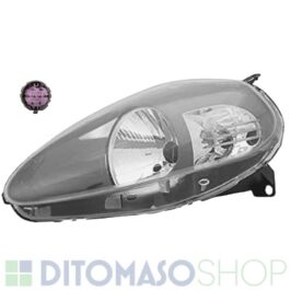 FARO SINISTRO H4 GRIGIO C/MOTORINO PER FIAT GRANDE PUNTO 06/2008> OE 51840996