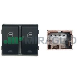 INTERRUTTORI ALZACRISTALLI ANTERIORI DX+SX 4PIN PER VW POLO 08/2001> [OE 6Q0959858A9B9]
