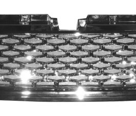 GRIGLIA RADIATORE CROMATA PER RANGE ROVER SPORT 01/2010>03/2013 [OE LR019207]